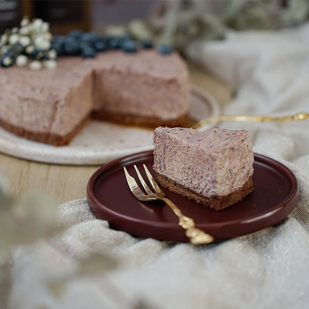 No Bake Cheesecake mit Heidelbeeren