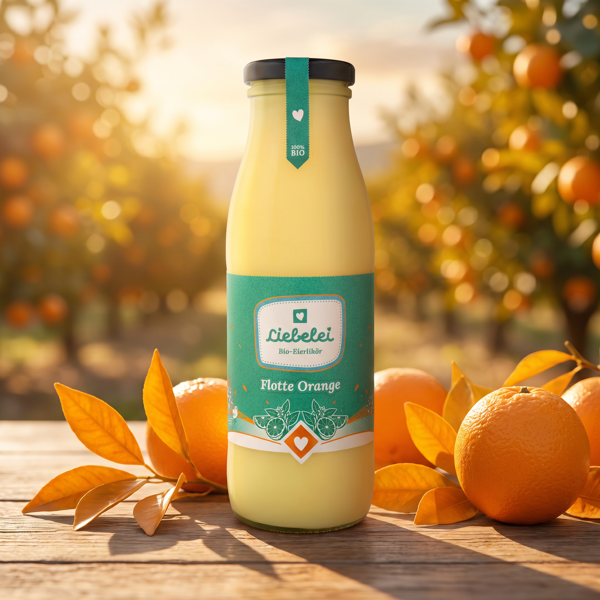 Bio-Eierlikör Flotte Orange